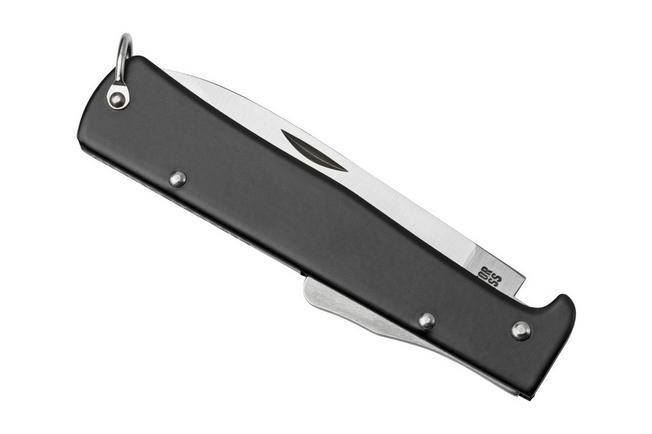 Otter Mercator Hand Made Folding Lock Knife - Black - Complete