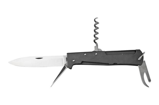 OTTER-Messer The Mercator Gray Handle Corkscrew Folding Multi-Tool