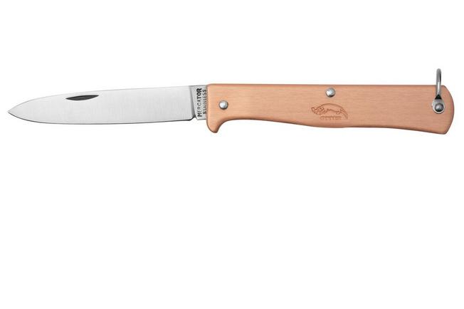 OTTER-Messer Mercator Folding Knife 1.4034 Steel Drop Blade