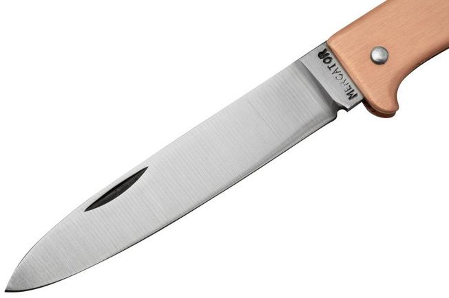 OTTER-Messer Small Mercator Copper Carbon Folding Knife - 10-601RG