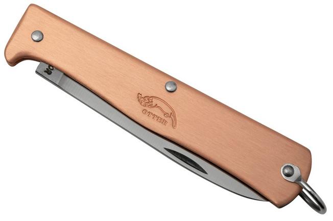 Otter Mercator 10-601 RG- Small Copper Carbon pocket knife