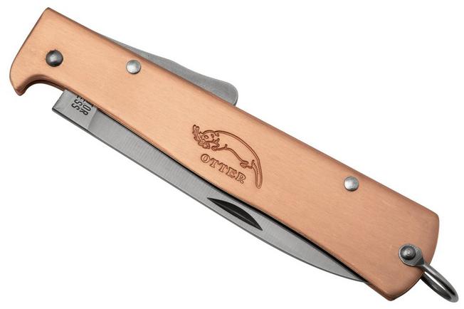 Otter Mercator 10-726 RG Large Brass Carbon, pocket knife