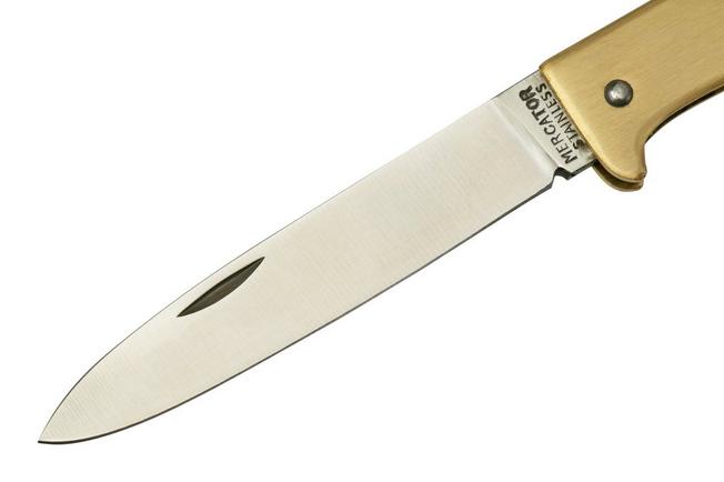 Otter Mercator 10-701 RG R Small Brass Stainless, pocket knife