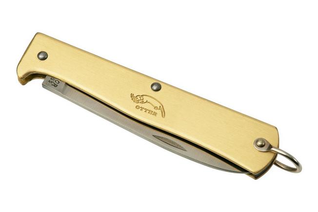 Otter Mercator 10-701 RG R Small Brass Stainless, pocket knife