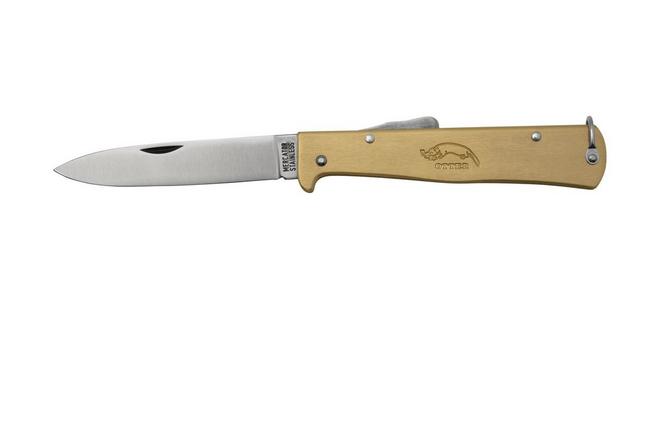 OTTER-Messer Mercator Folding Knife 1.4034 Steel Drop Blade