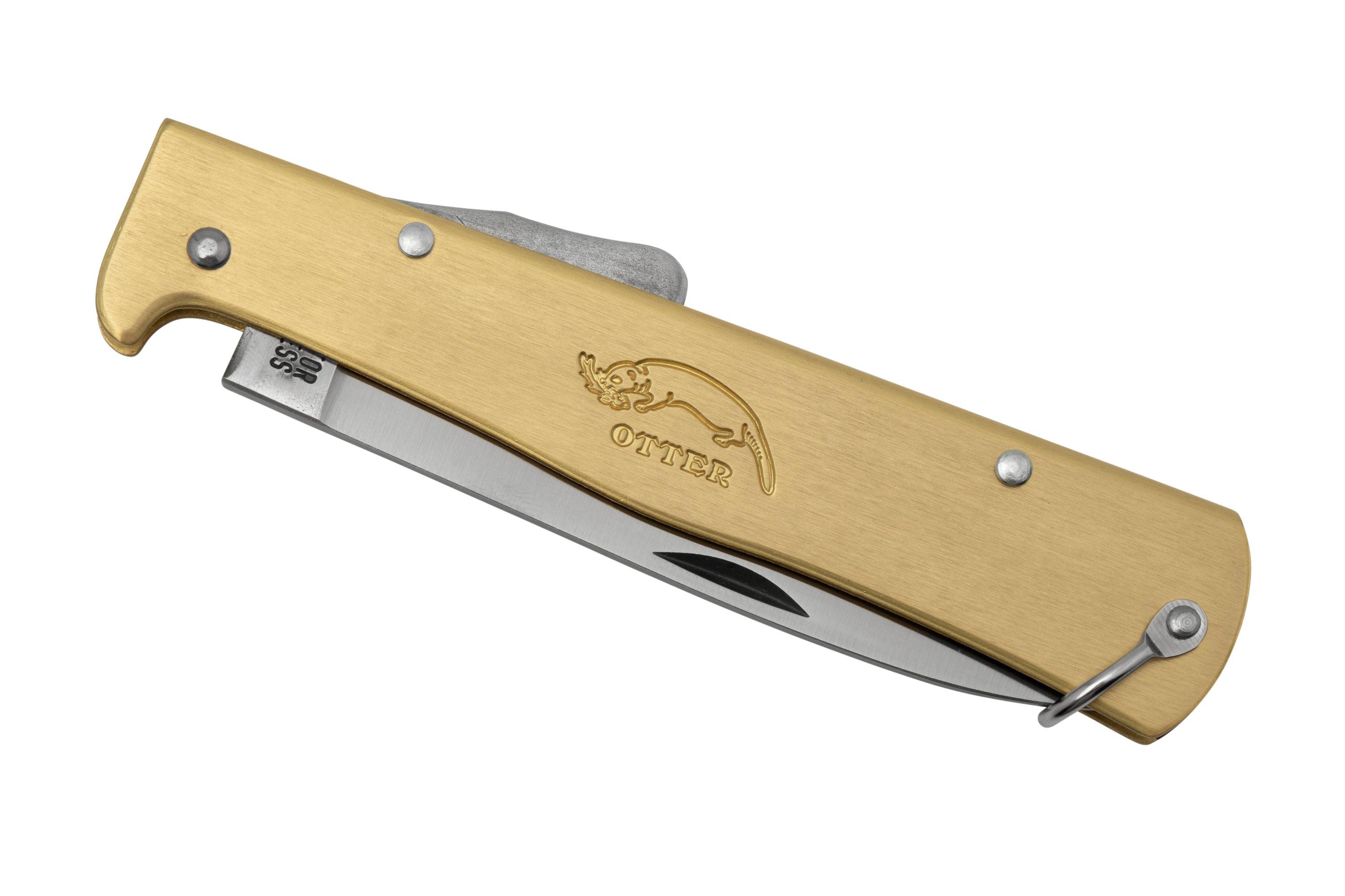 Otter Mercator 10726 RG R Large Brass Stainless, pocket knife