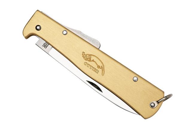 Otter Messer - Brass Mercator Knife