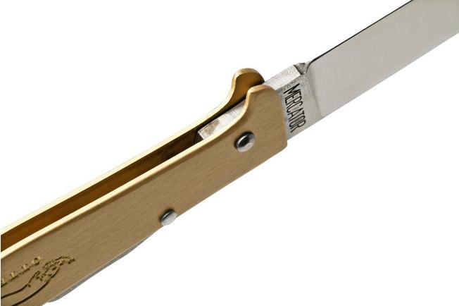 Otter-Messer Mercator Black Stainless Handle Lockback Pocket Knife Satin  Blade