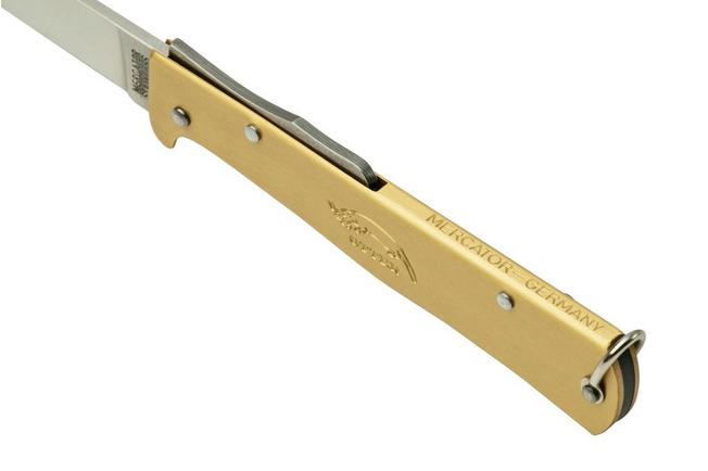 Otter Mercator 10-736 RG R Large Brass Stainless Pocket clip, pocket knife