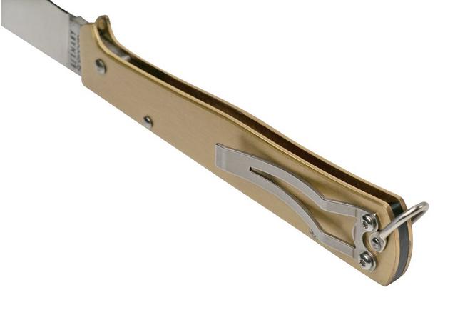 OTTER-Messer Large Mercator Brass Folding Knife 10-726 LB