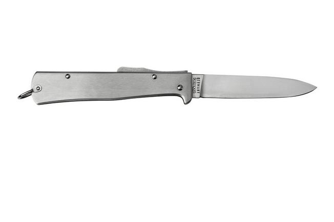 OTTER-MESSER 10-436RGR Mercator Large Stainless Steel Folding Knife -  Pocket Clip