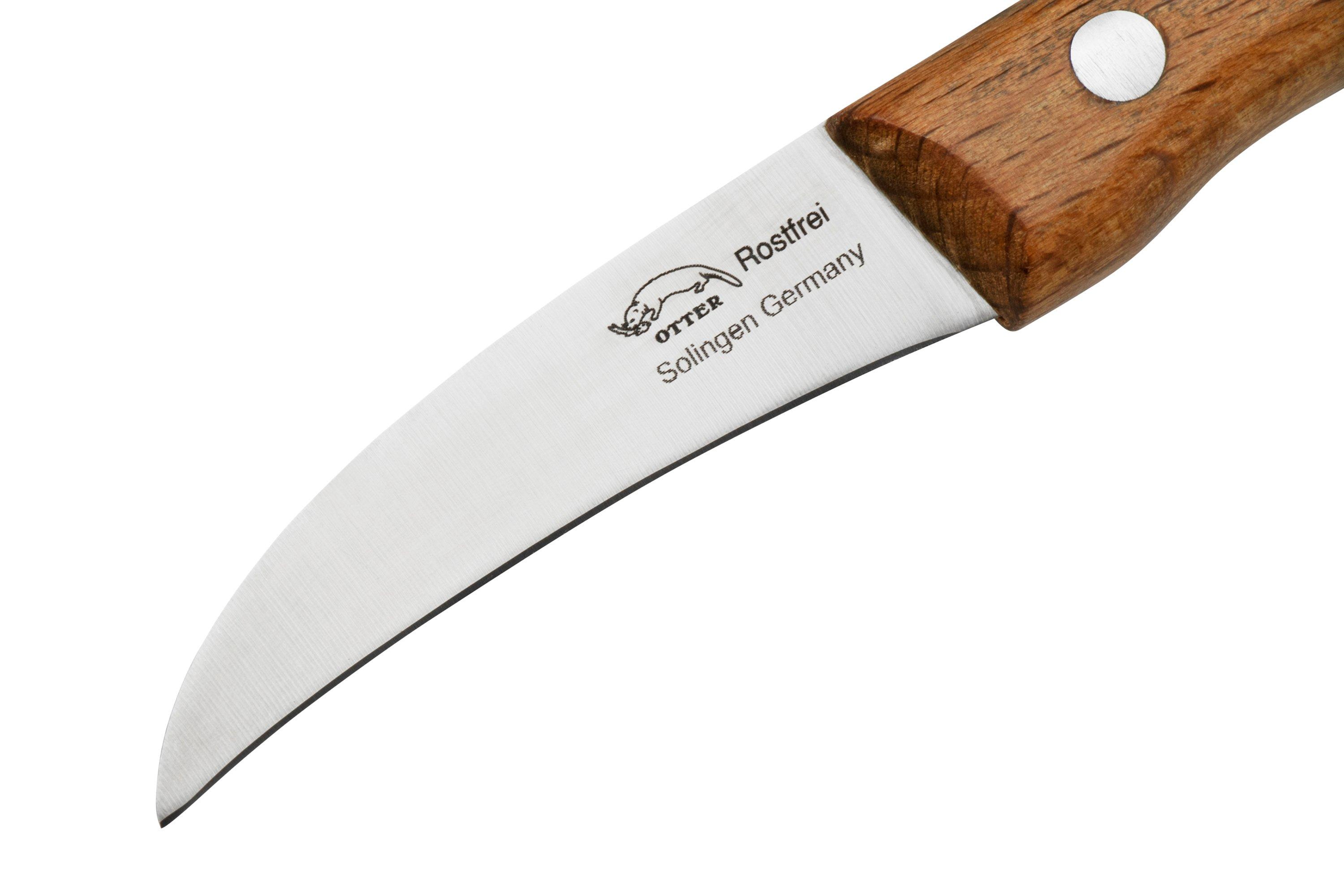 Otter Paring Knife 1011 Curved Stainless Beech, paring knife