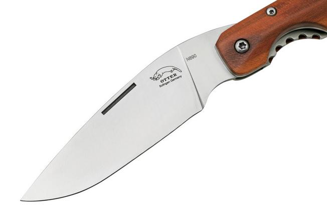Image for Otter Beluga 153-3 PB Böhler N690 Plum Wood, pocket knife