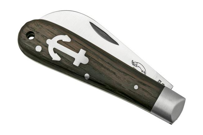 OTTER-Messer Anchor Stainless Pocket Knife, Oak w/Strap 172 R LB