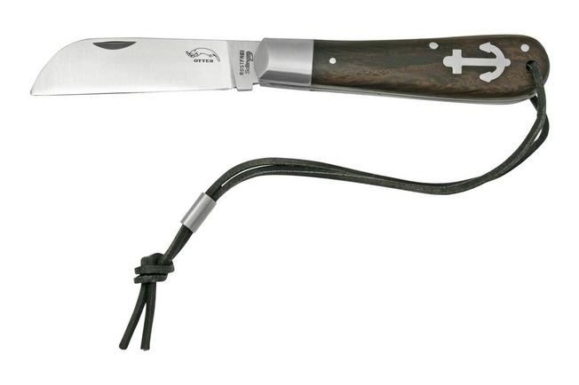 OTTER-Messer Anchor Stainless Pocket Knife, Oak w/Strap 172 R LB Made in  Germany - Helia Beer Co