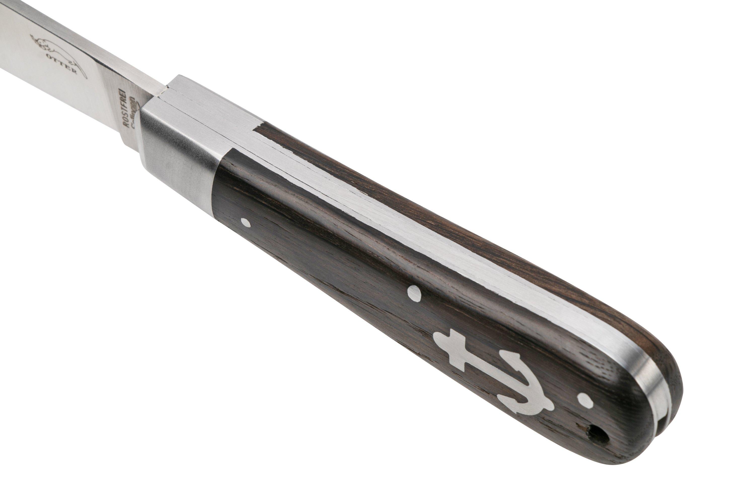 OTTER-Messer Anchor Stainless Pocket Knife, Oak w/Strap 172 R LB