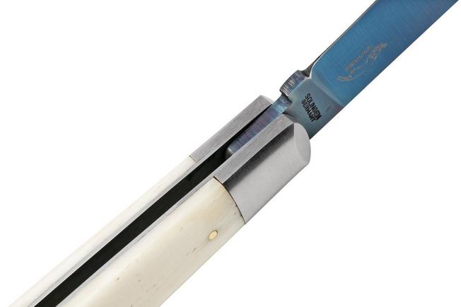 Otter Anchor Knife 173 KN m.L Large Blue Carbon, Bone, Brass Anchor, pocket  knife