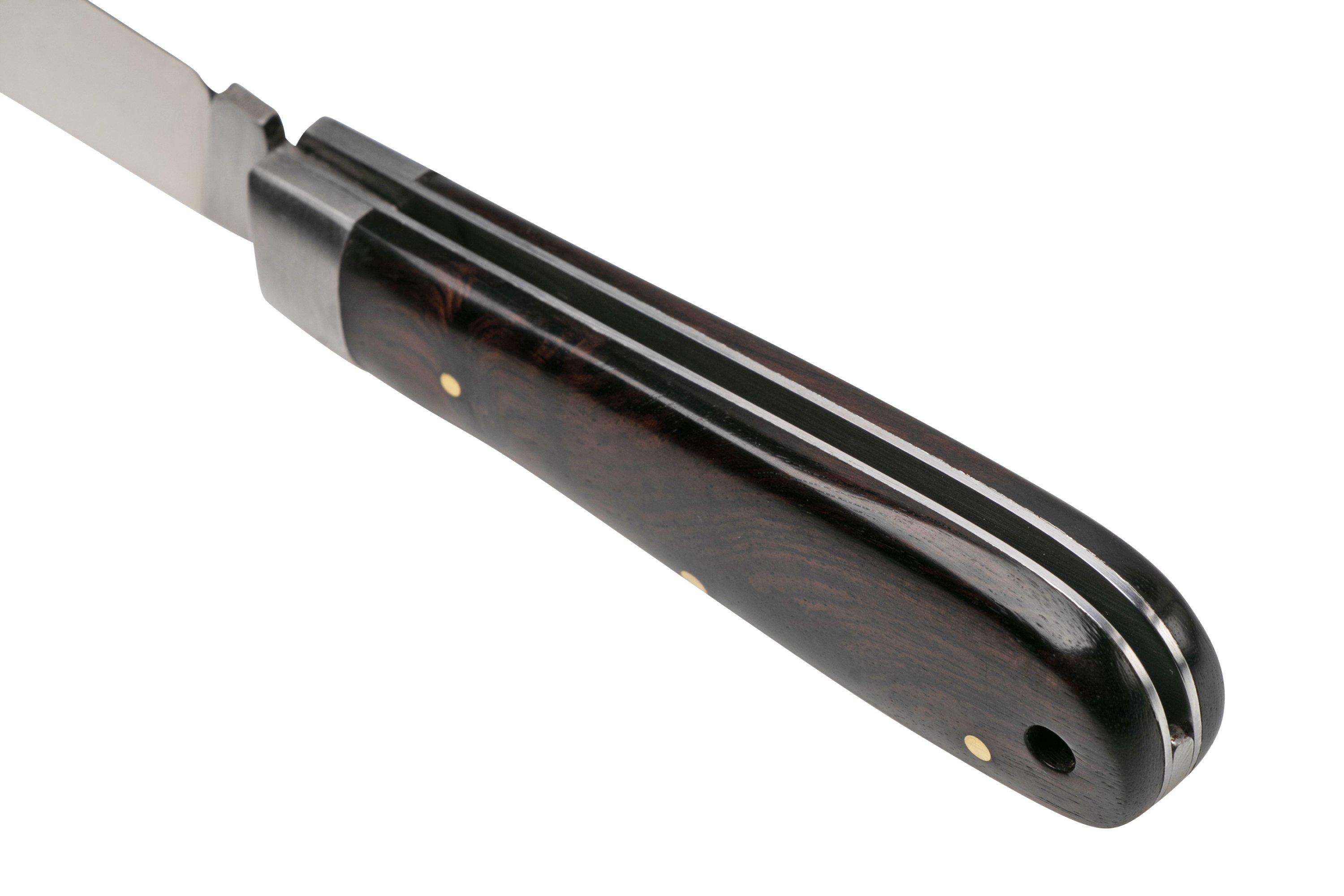 Otter Anchor Knife 174 m.L. Small Carbon, Grenadilla, Brass Anchor