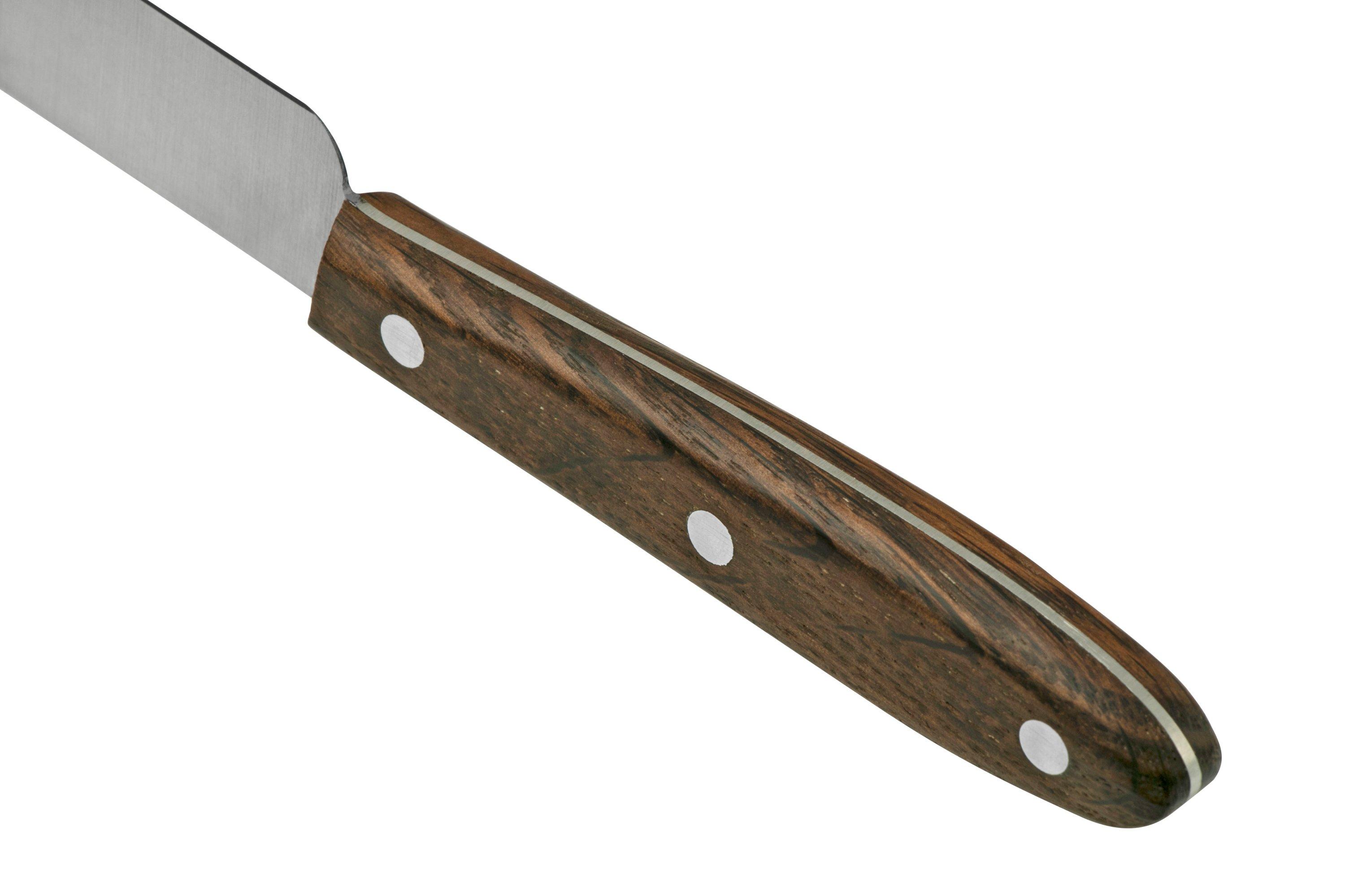 Otter Tafel smoked oak stainless steel table knife 12.5 cm ...