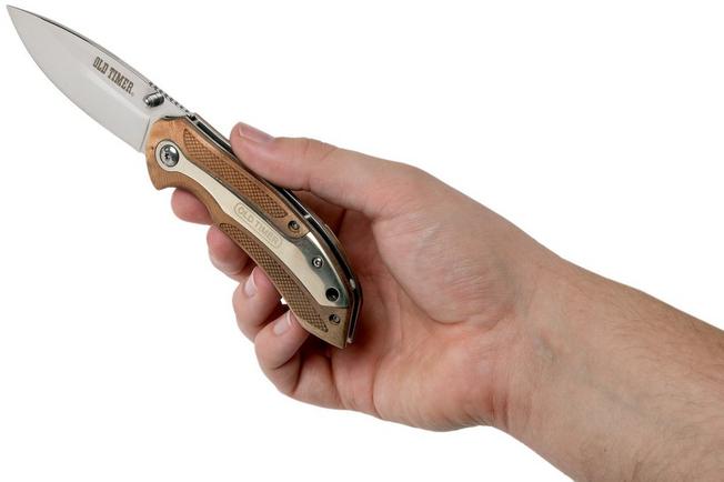 Imagen para Old Timer Assisted Opener 901OT Desert ironwood navaja