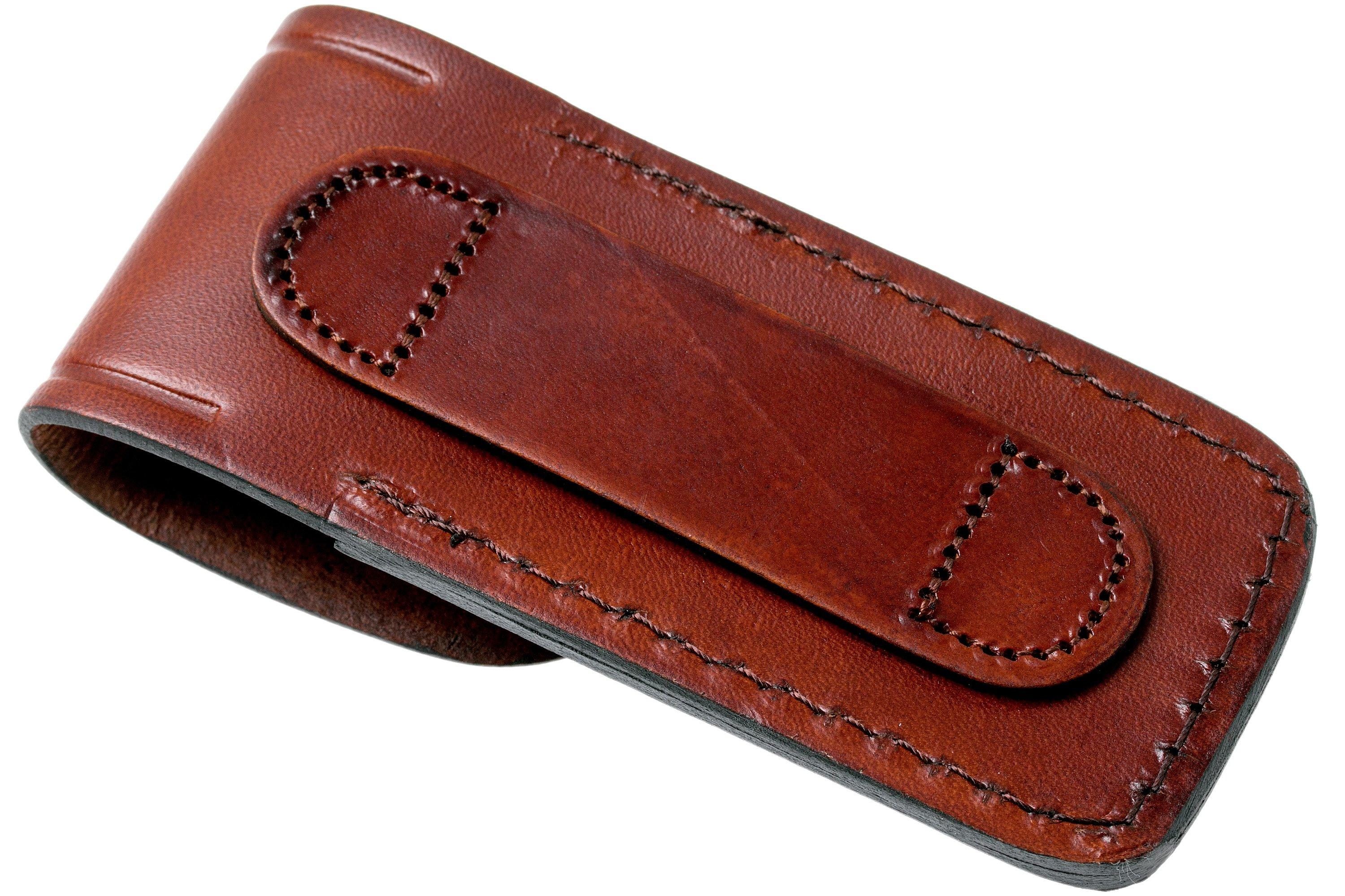 Old Timer Large Lockback 29OT pocket knife, with leather sheath