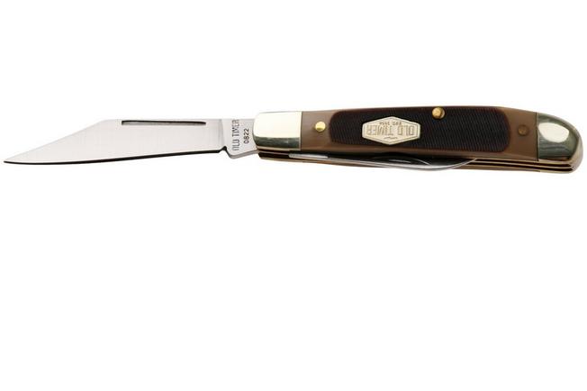 Image for Old Timer Dog Leg Jack 72OTB Saw Cut Bone slipjoint pocket knife