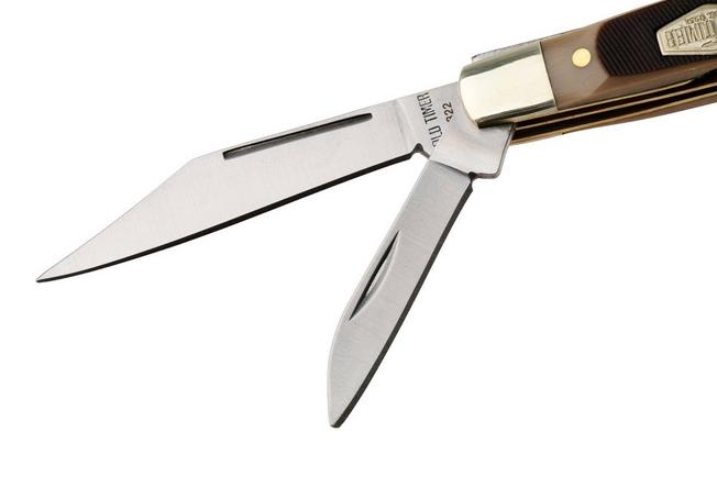 Image for Old Timer Dog Leg Jack 72OTB Saw Cut Bone slipjoint pocket knife