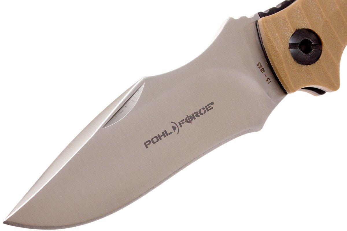 Pohl Force Bravo One Outdoor Gen 3 1056, plain edge, desert |  Advantageously shopping at Knivesandtools.com