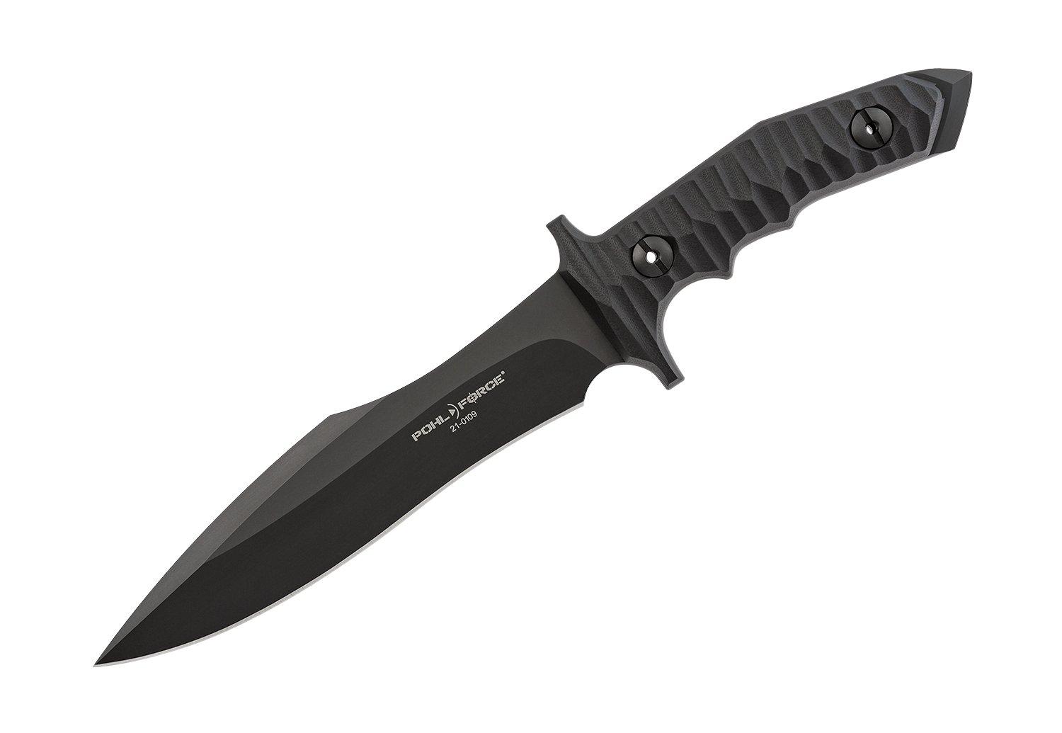 Pohl Force Tactical Nine Black 5015 survival knife, Dietmar Pohl design