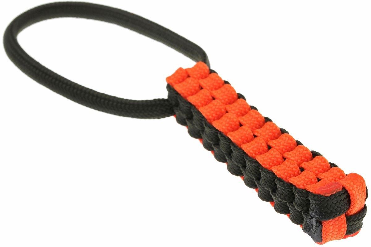 Paracordgirl Classic Box lanyard, OD green/neon orange Advantageously