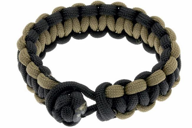 Image for Paracordgirl Cobra Wave bracelet size M, black/coyote
