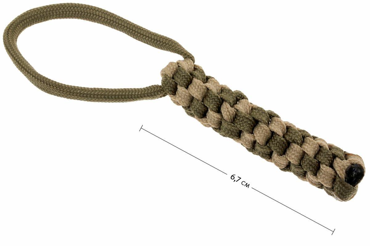 Paracordgirl Cobra Wave lanyard, coyote/tan | Advantageously