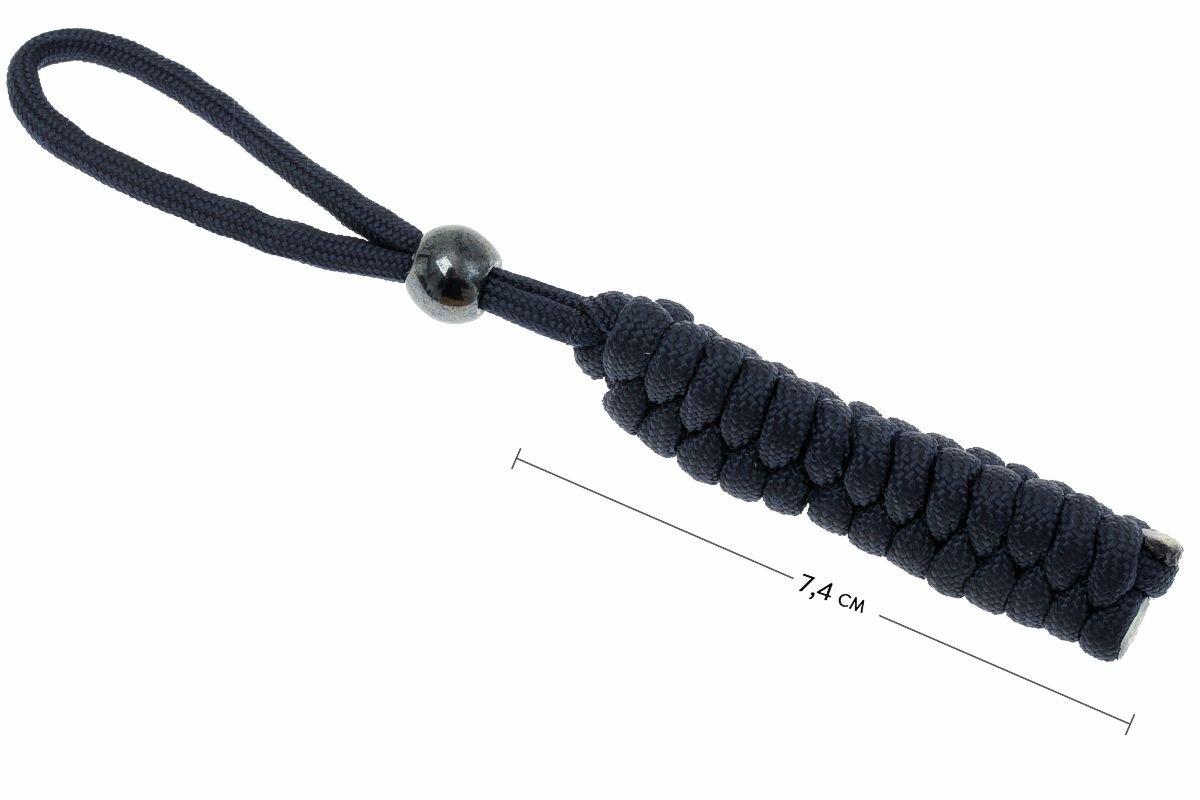 Paracordgirl Grip lanyard, glass bead, navi blue Advantageously