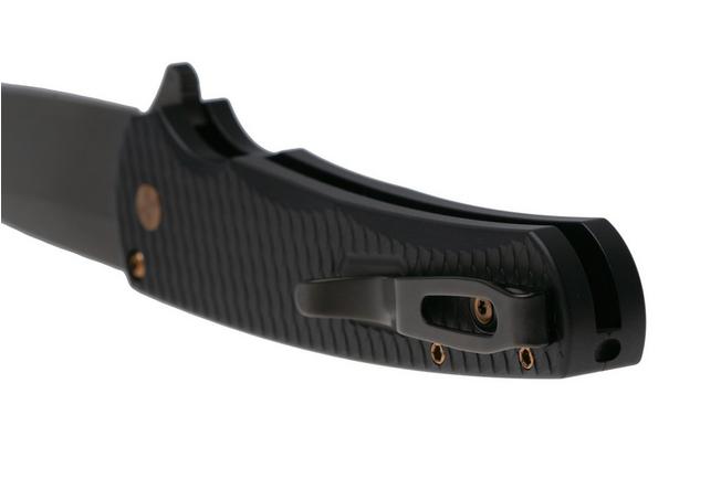 Bild für Pro-Tech Malibu 5336-LTD-SG-RGH, Limited Edition, Smoky Grey DLC CPM MagnaCut Wharncliffe, Dragon Scale Aluminum, Rose Gold Hardware Taschenmesser