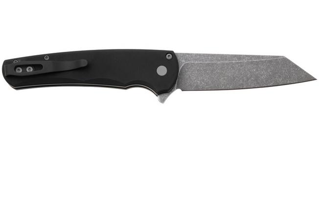 Bild für Pro-Tech Malibu 5401-AW, Acid Wash MagnaCut Reverse Tanto, Black Aluminum, Blasted Hardware Taschenmesser