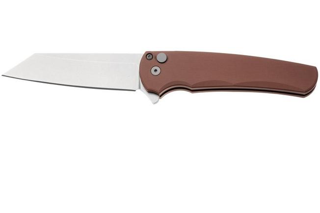Afbeelding voor Pro-Tech Malibu 5401-FDE Stonewashed MagnaCut Reverse Tanto, Flat Dark Earth Aluminium, Blasted hardware. zakmes