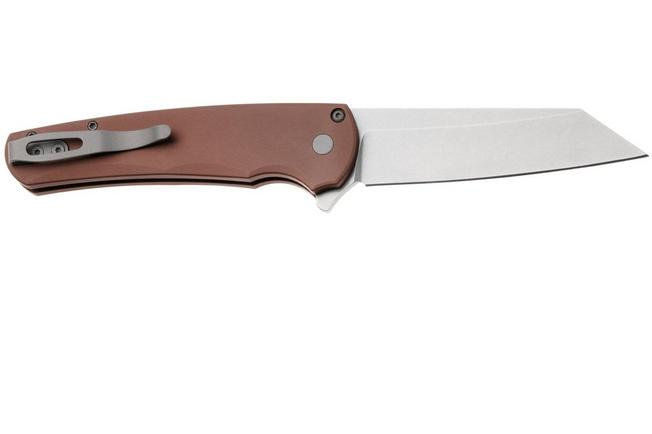 Afbeelding voor Pro-Tech Malibu 5401-FDE Stonewashed MagnaCut Reverse Tanto, Flat Dark Earth Aluminium, Blasted hardware. zakmes