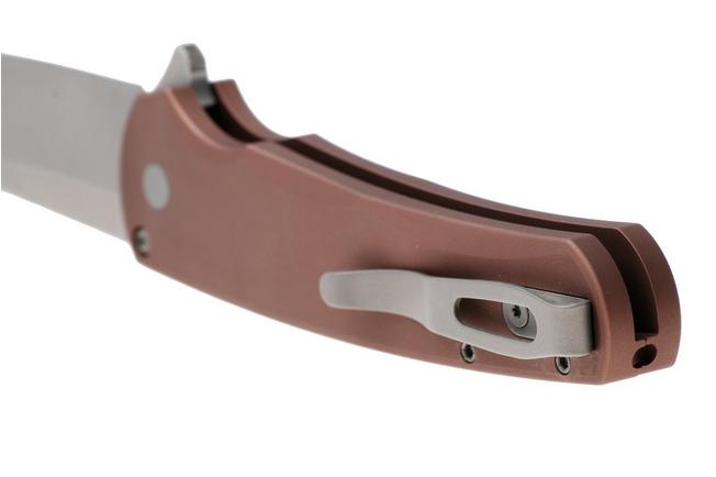 Afbeelding voor Pro-Tech Malibu 5401-FDE Stonewashed MagnaCut Reverse Tanto, Flat Dark Earth Aluminium, Blasted hardware. zakmes