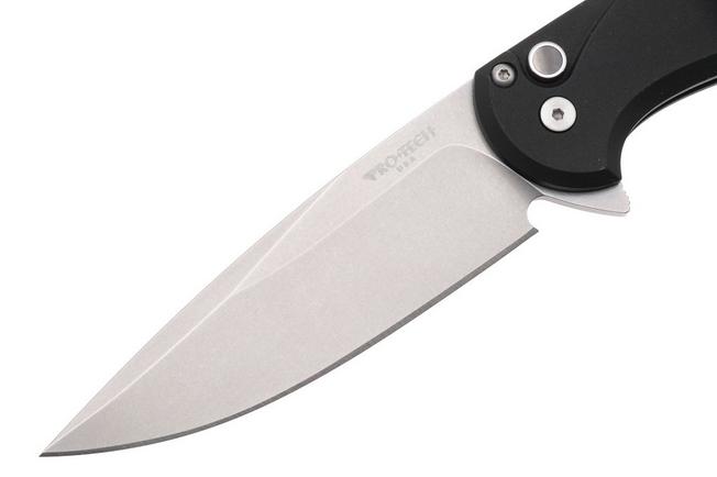 Afbeelding voor Pro-Tech Cambria 2 CF2101-LTD-TC-RED, Stonewashed CPM MagnaCut, Black Aluminum Techno Carbo Red Inlay, zakmes