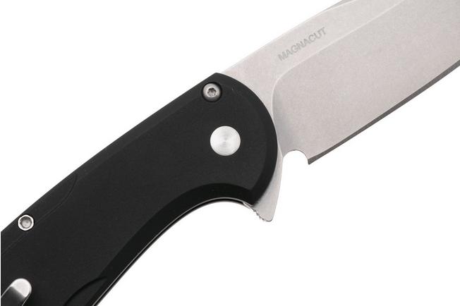 Afbeelding voor Pro-Tech Cambria 2 CF2101-LTD-TC-RED, Stonewashed CPM MagnaCut, Black Aluminum Techno Carbo Red Inlay, zakmes