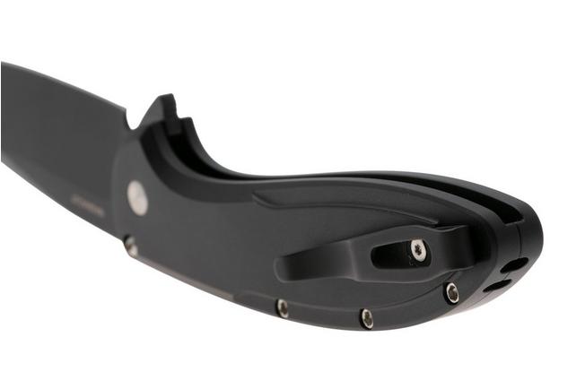 Obraz dla Nóż składany Pro-Tech Cambria 2 CF2103-LTD-TC-BLUE, DLC CPM MagnaCut, Black 6061 Aluminum Techno Carbo Blue Inlay, Black Lip Pearl Button