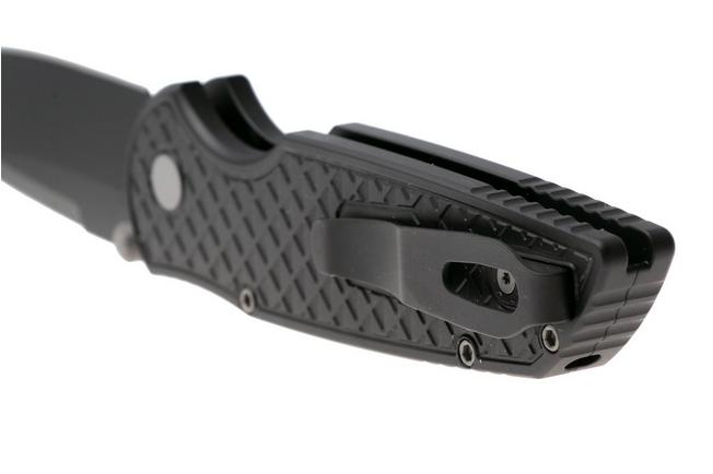 Afbeelding voor Pro-Tech TR-3 Integrity INT1106, DLC Black MagnaCut, Relic Textured Black Aluminum, zakmes