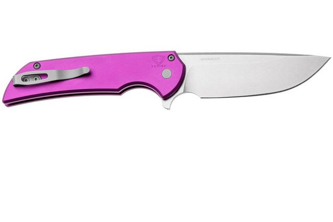 Afbeelding voor Pro-Tech Mordax MX101, Stonewashed CPM MagnaCut, Solid Purple Aluminum zakmes