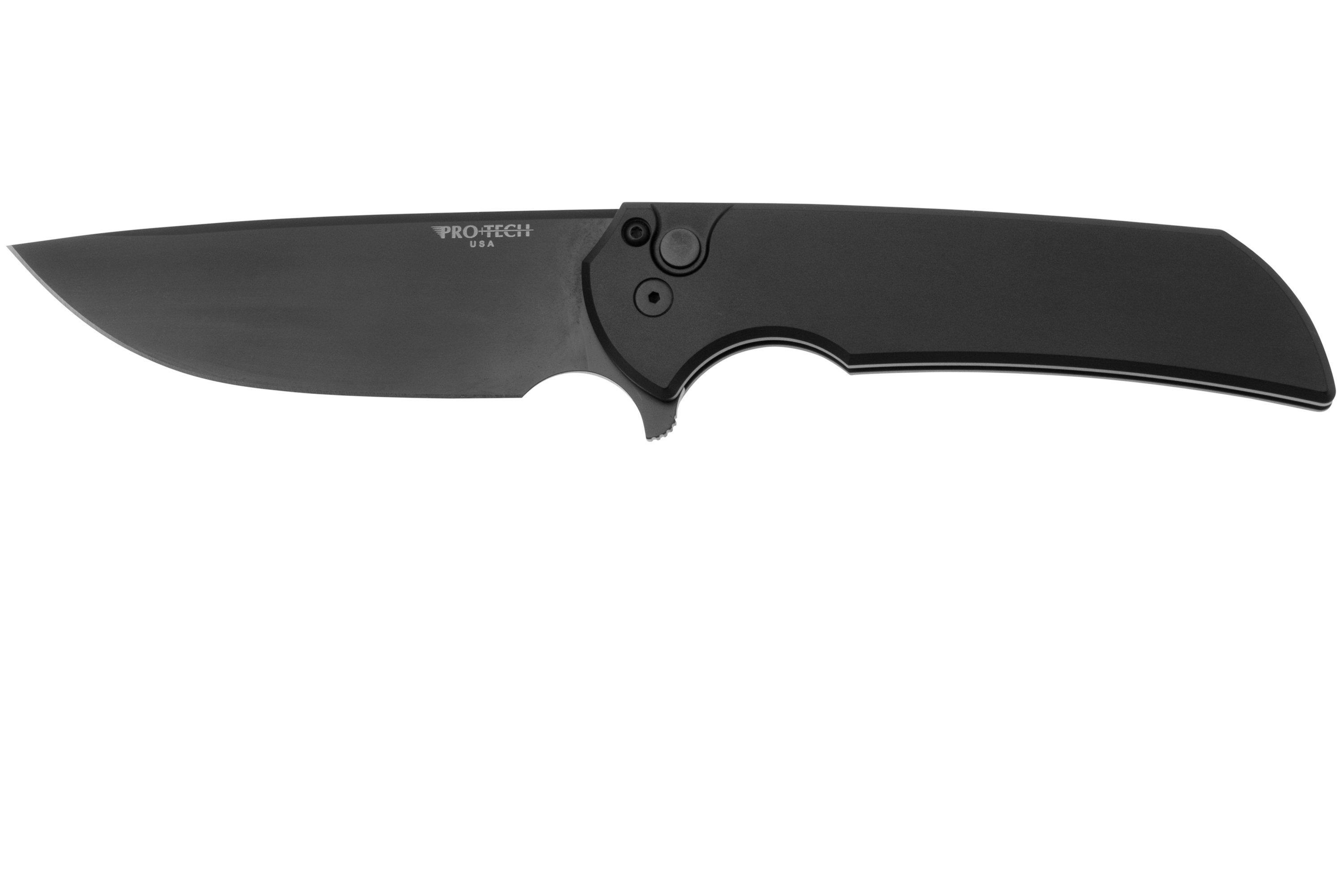 Pro-Tech Mordax MX103 DLC MagnaCut, Solid Black Aluminum pocket