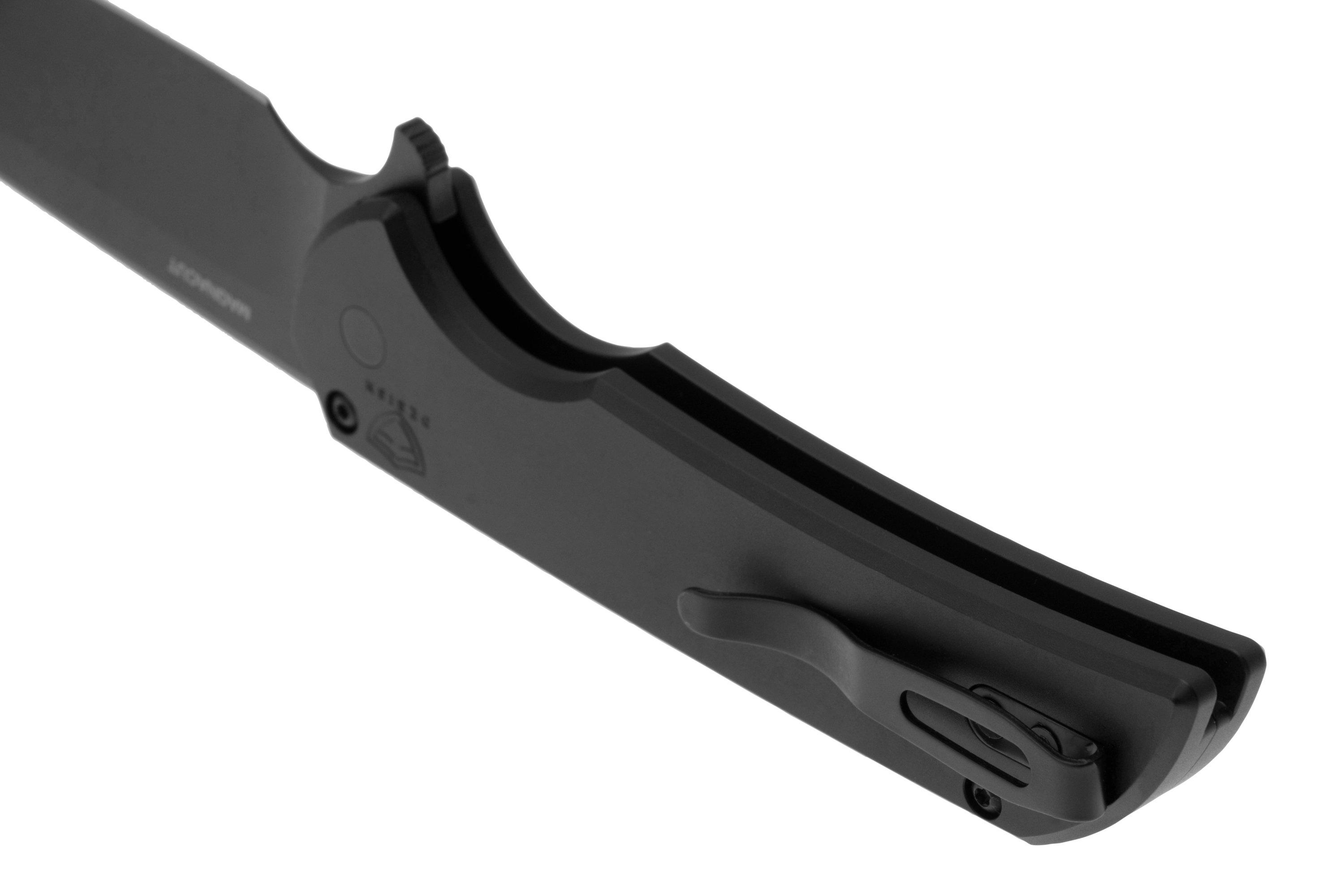 Pro-Tech Mordax MX103 DLC MagnaCut, Solid Black Aluminum zakmes