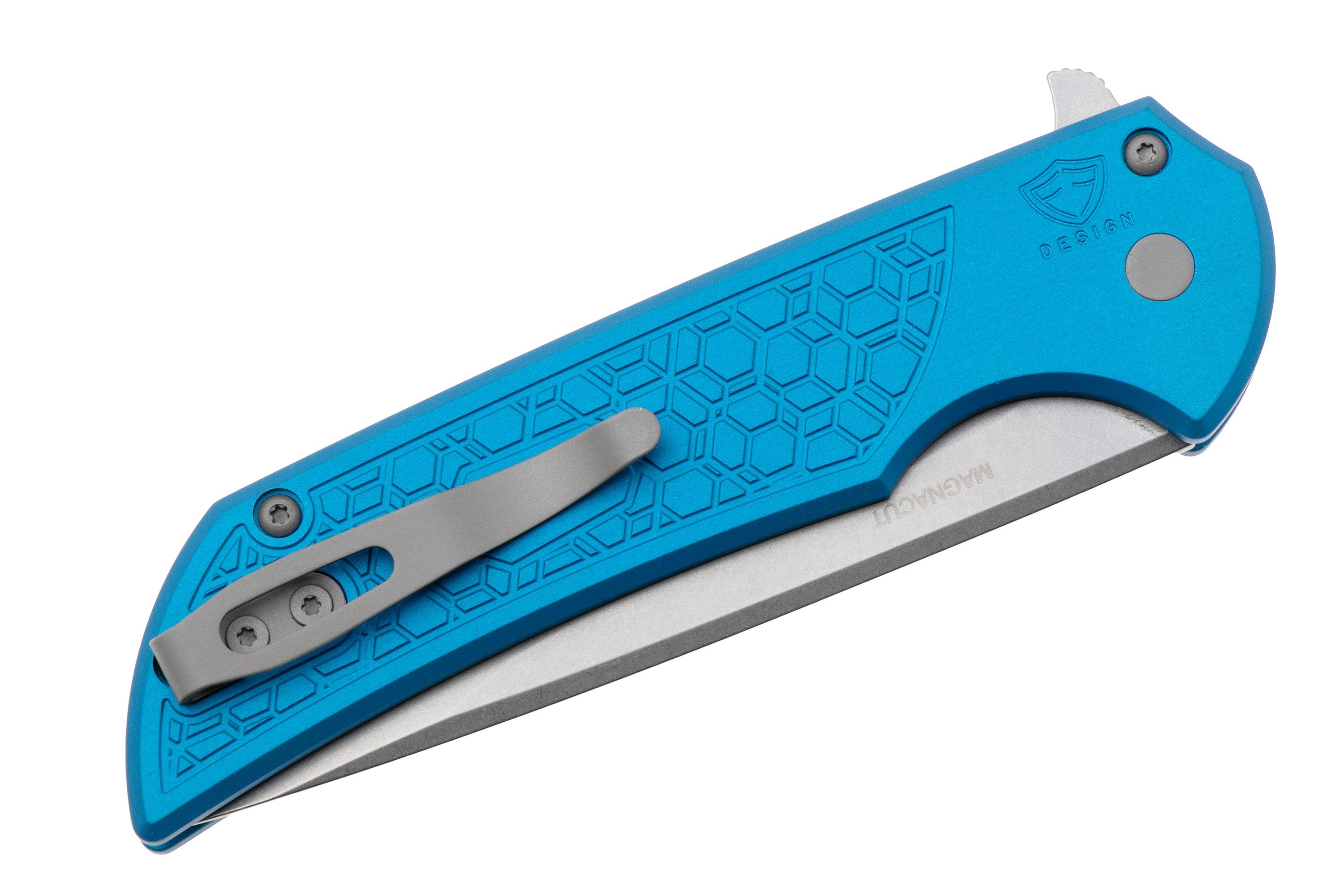 blue mindcort コルトx11 Jurassic-Slicer Hollow Ground-Magnacut-Battle Blue-G10