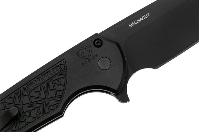 Afbeelding voor Pro-Tech Mordax MX106-NEXUS, Black DLC CPM MagnaCut, Textured Black Aluminum zakmes