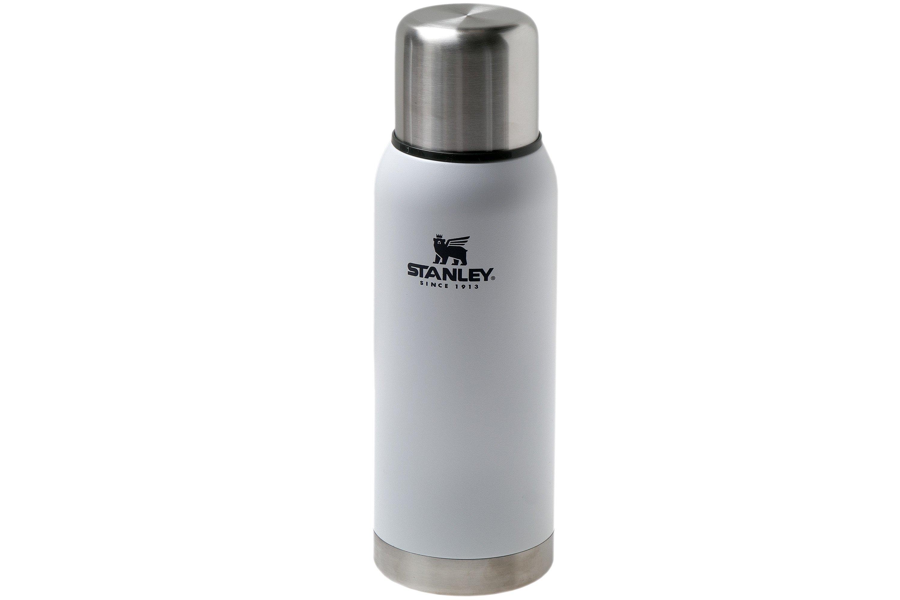 Off-White Thermos Water Bottle Silver