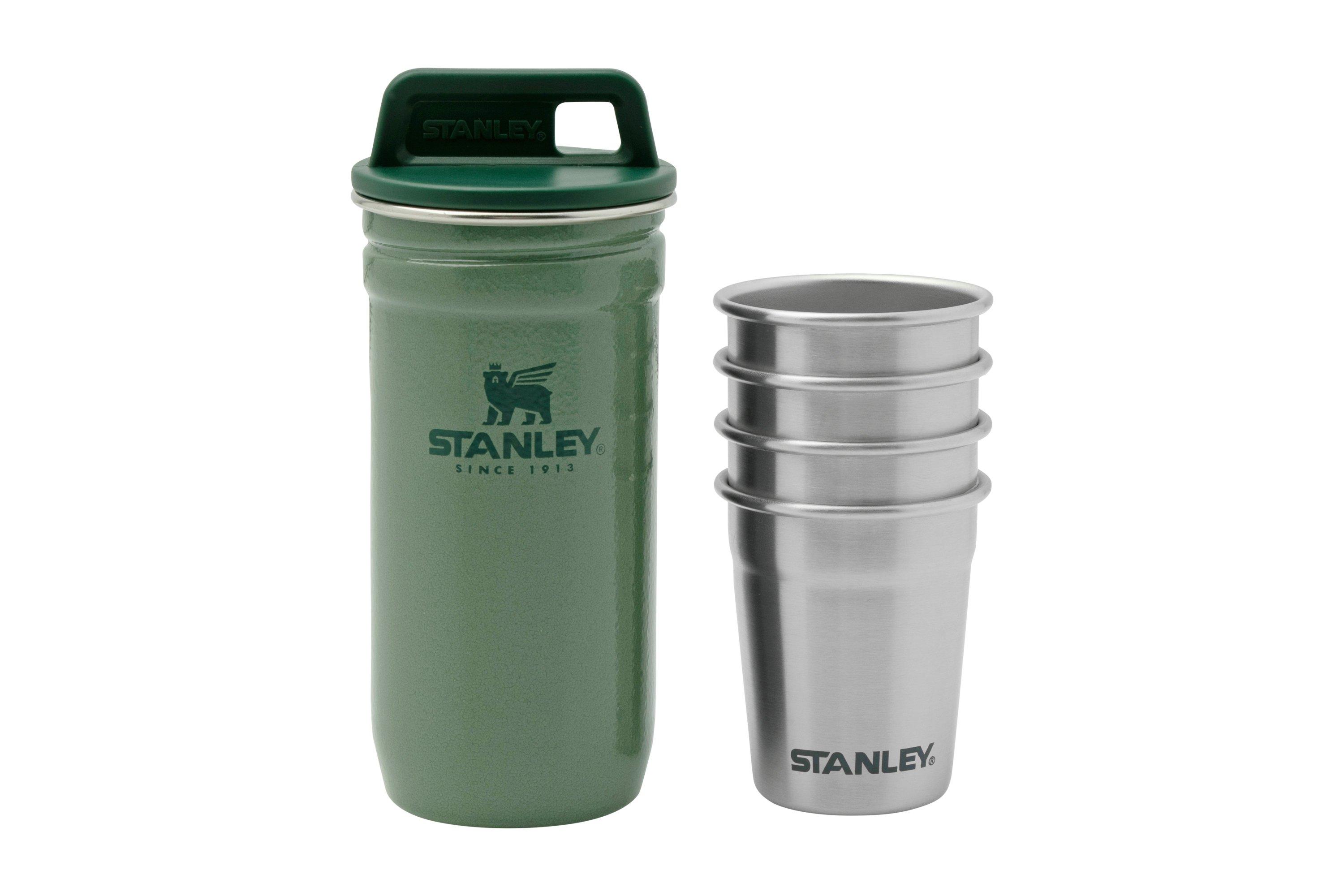 Stanley Adventure Nesting Shot Glass Set Hammertone Green, set di