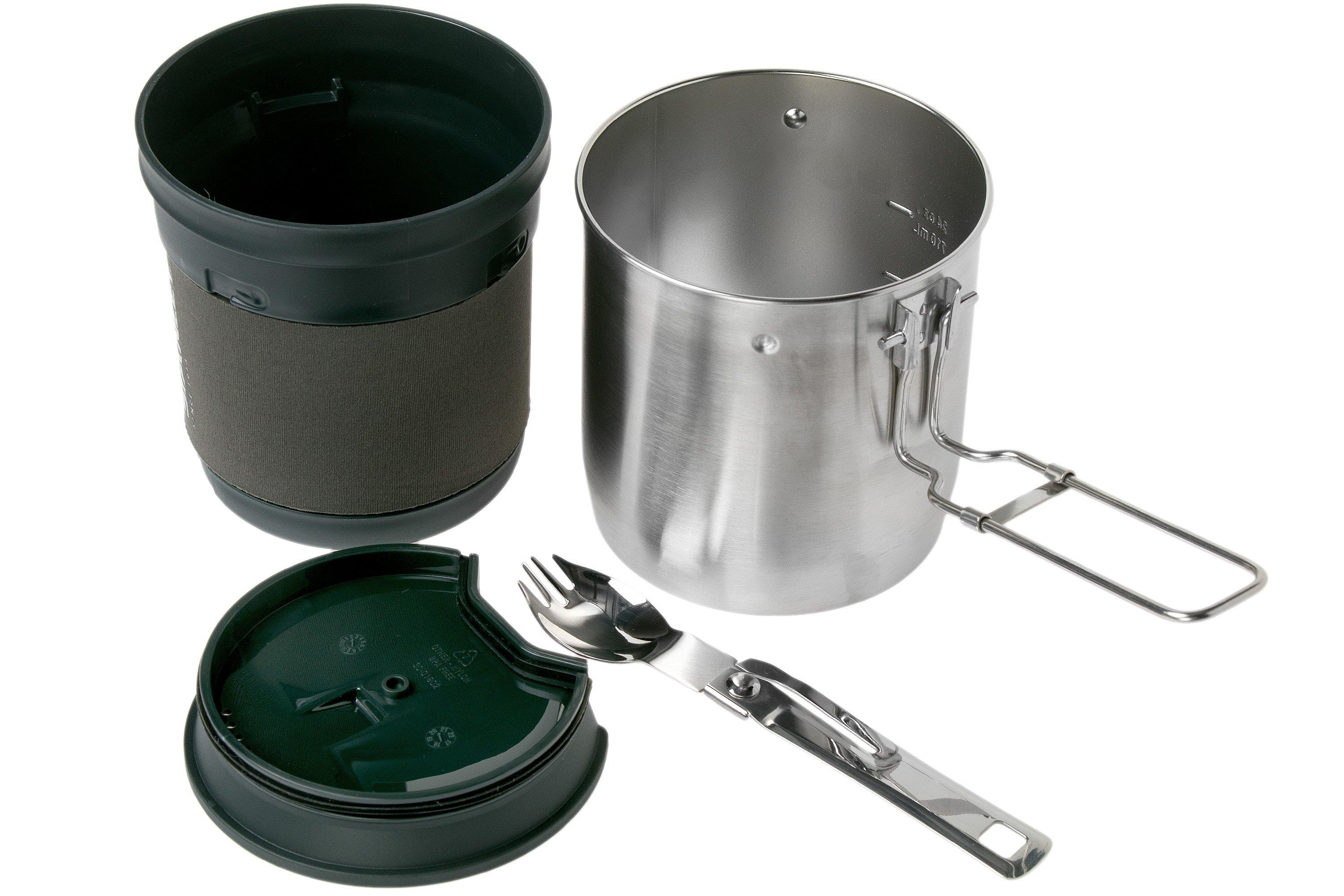 Stanley Adventure All-in-One Two Bowl Camp Cook Set - Stainless Steel 